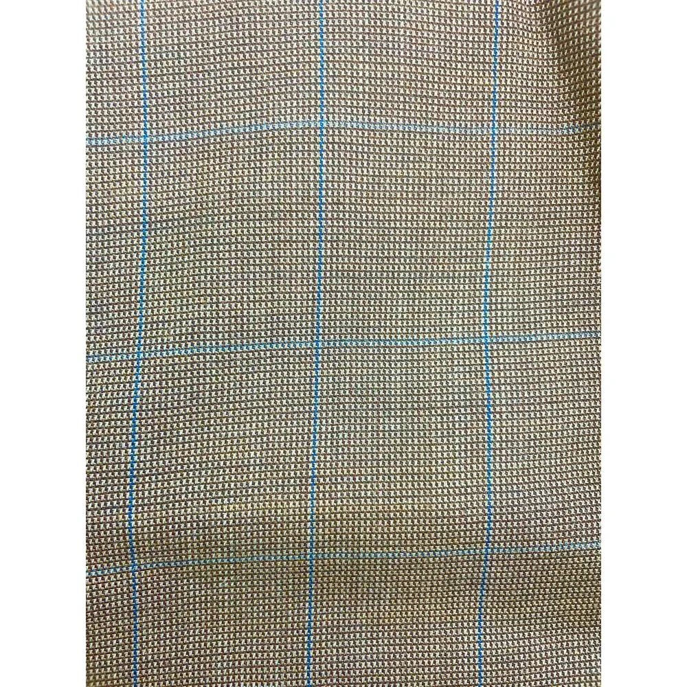 Joseph‎ Abboud Blazer Mens 44R Windowpane Wool Silk Sports Jacket Made In USA